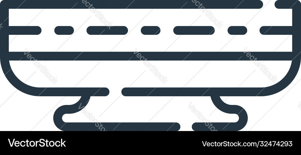 Indian icon isolated on white background outline Indian icon isolated on white background outline vector image