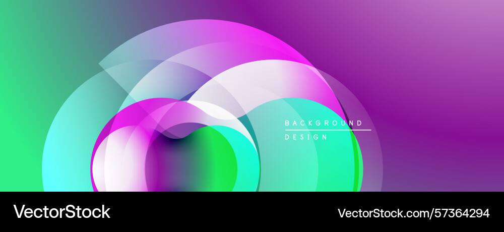 Abstract colorful design overlapping circles Abstract colorful design overlapping circles Vector Image