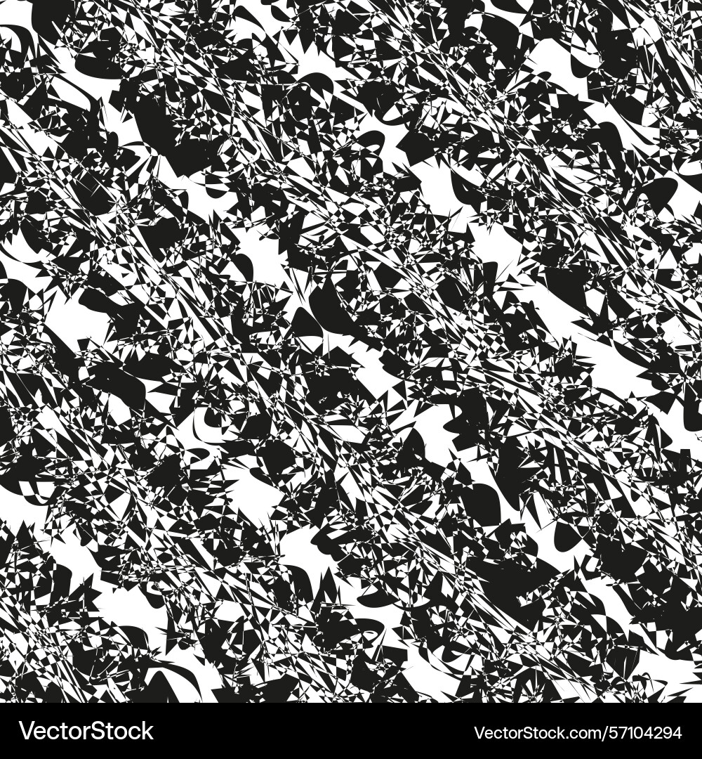 Black abstract texture repeated chaotic pattern Black abstract texture repeated chaotic pattern Vector Image