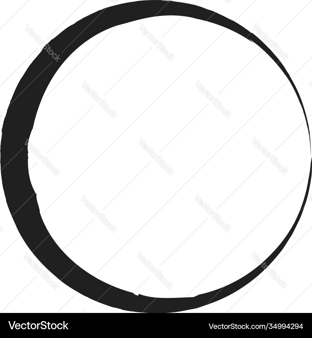 Grungy circle blob blotch Grungy circle blob blotch vector image