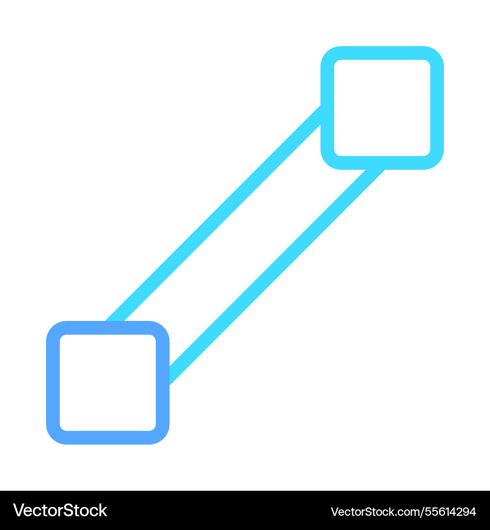 Minimalist design of interconnected square shapes Minimalist design of interconnected square shapes Vector Image