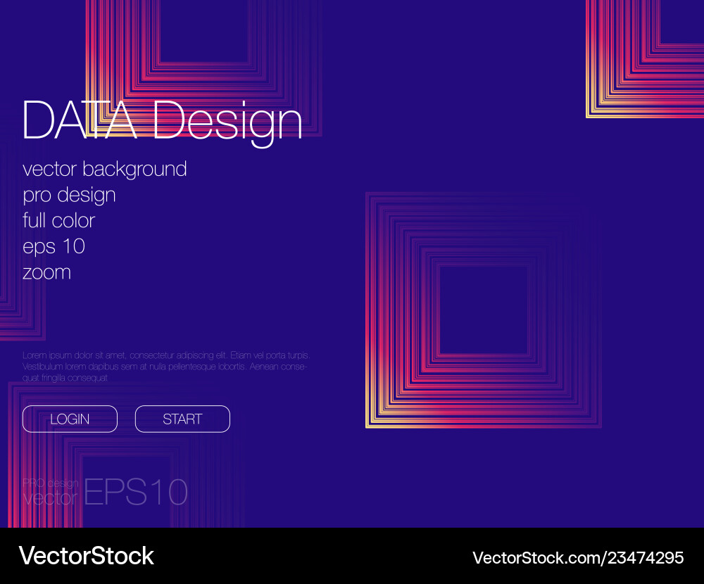 Abstract blend background template for web site Vector Image