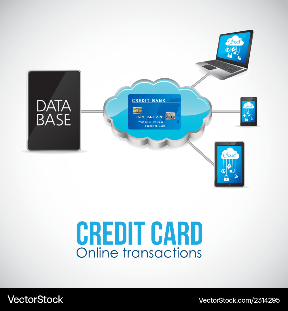Cloud computers and communications technology vector image