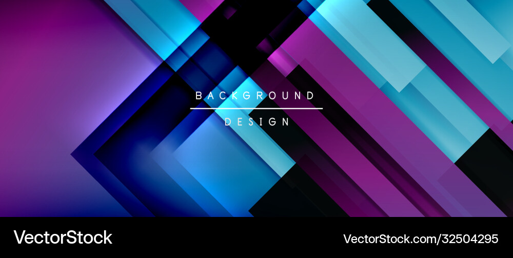 Dynamic lines on fluid color gradient trendy Vector Image