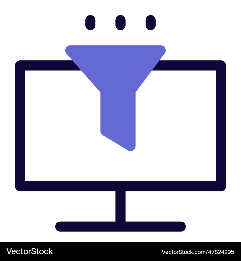 Filter a computer program that process data vector image