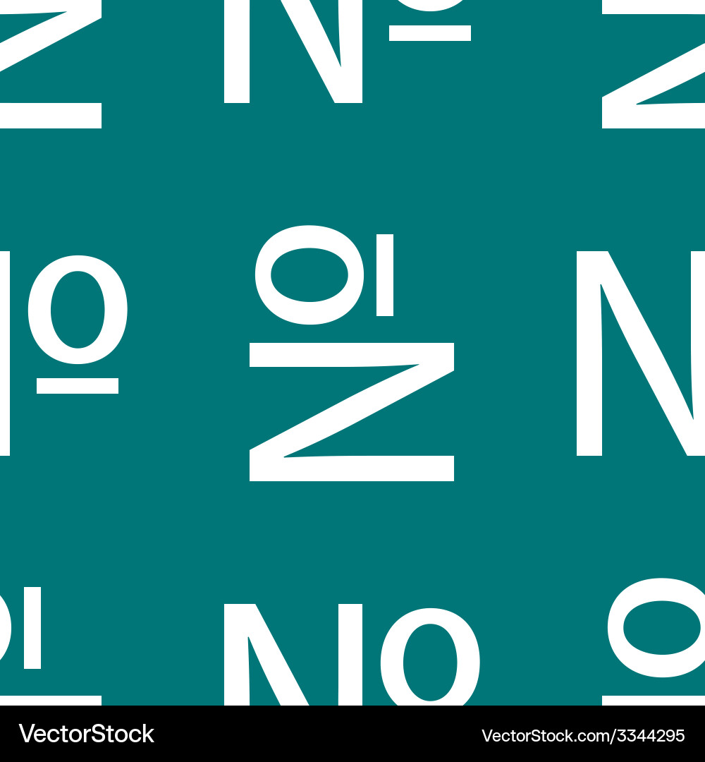 Number web icon flat design seamless pattern vector image