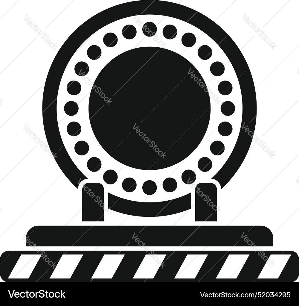 Quantum physics experiment machine with magnetic Quantum physics experiment machine with magnetic vector image