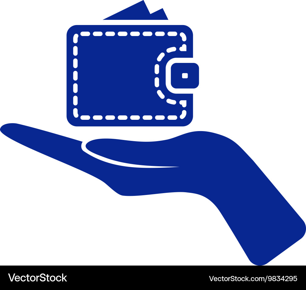 Wallet web icon Vector Image