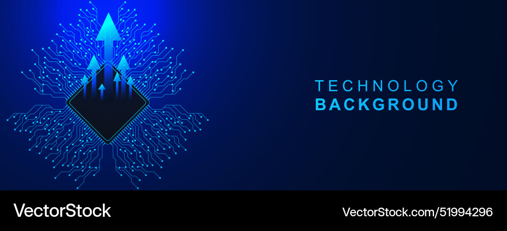 Abstract technology background with circuit board Abstract technology background with circuit board vector image