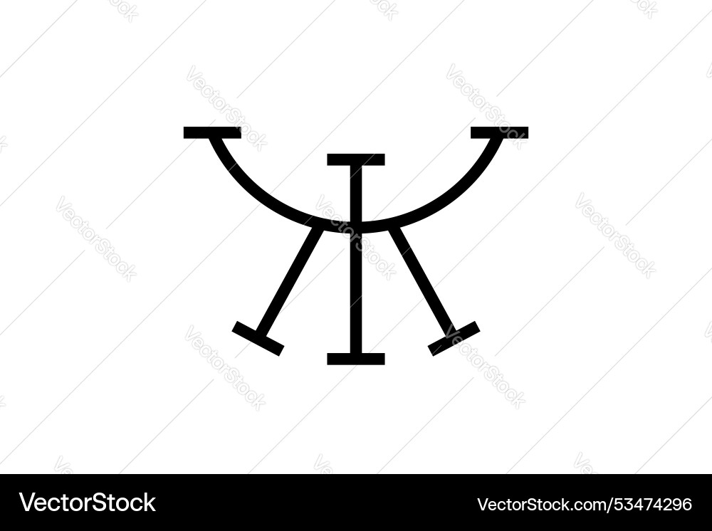 Divine prosperity sigil logo abundance symbol Divine prosperity sigil logo abundance symbol vector image