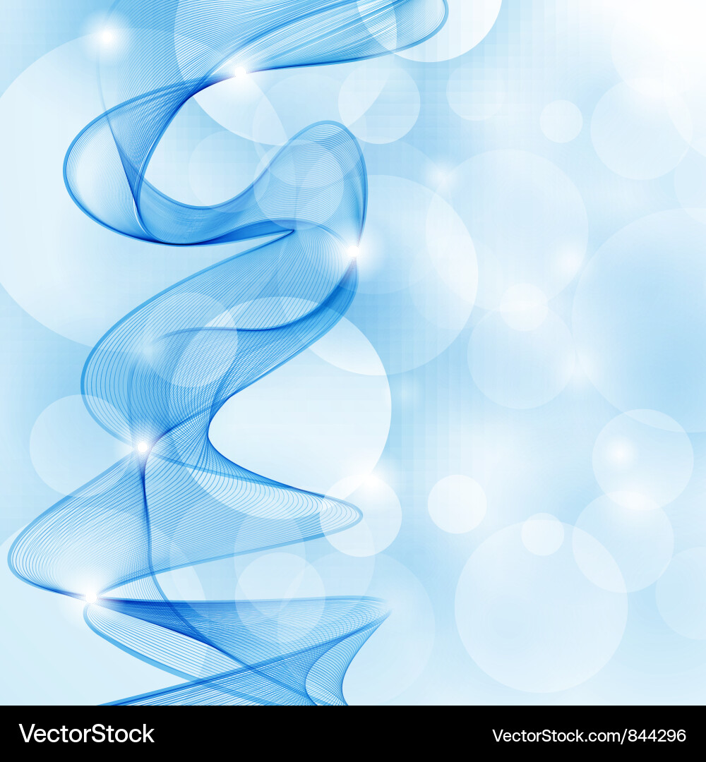 Dynamic Blue Flow Background Vector Image