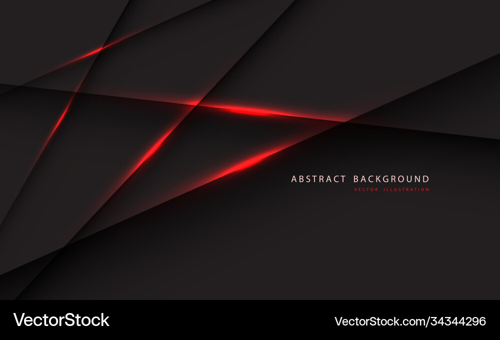 Dynamic Red Light Polygon Background vector image