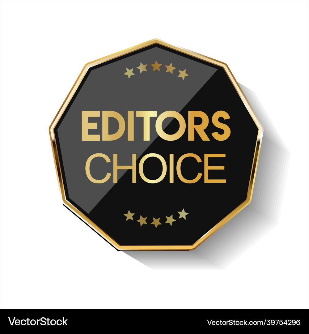 Golden Editors Wahl Badge auf weißem Hintergrund 06 Golden Editors Wahl Badge auf weißem Hintergrund 06 vektorbild