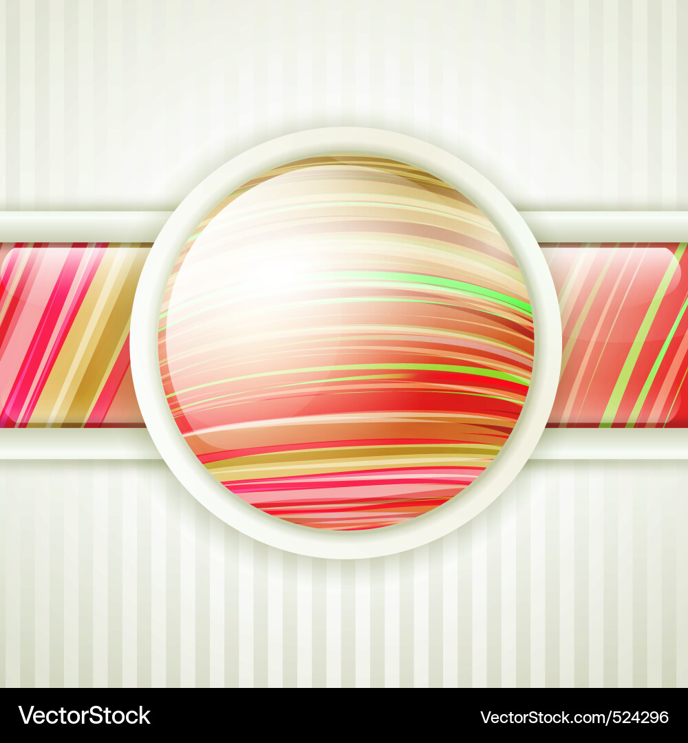 Gradient Button Frame vector image
