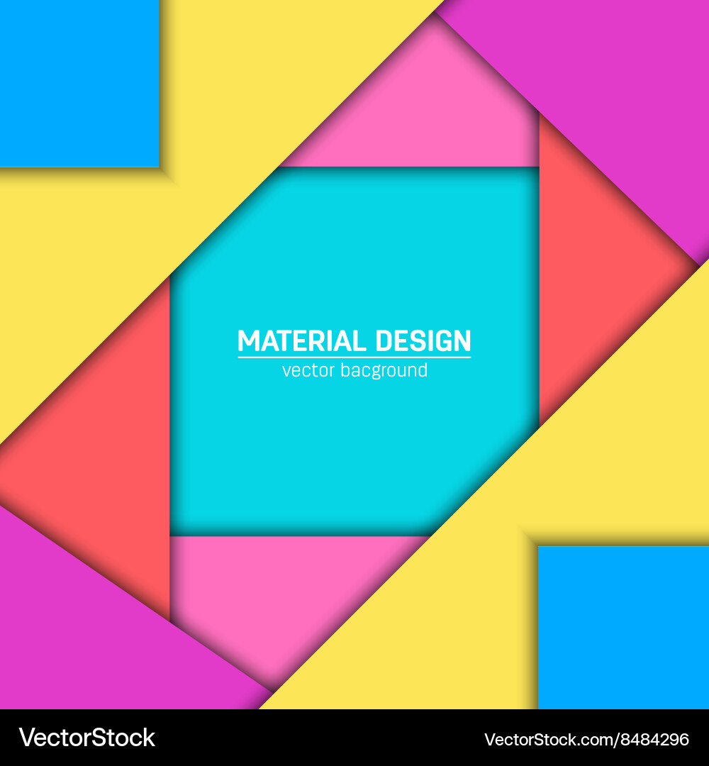 Material design background abstract vector image