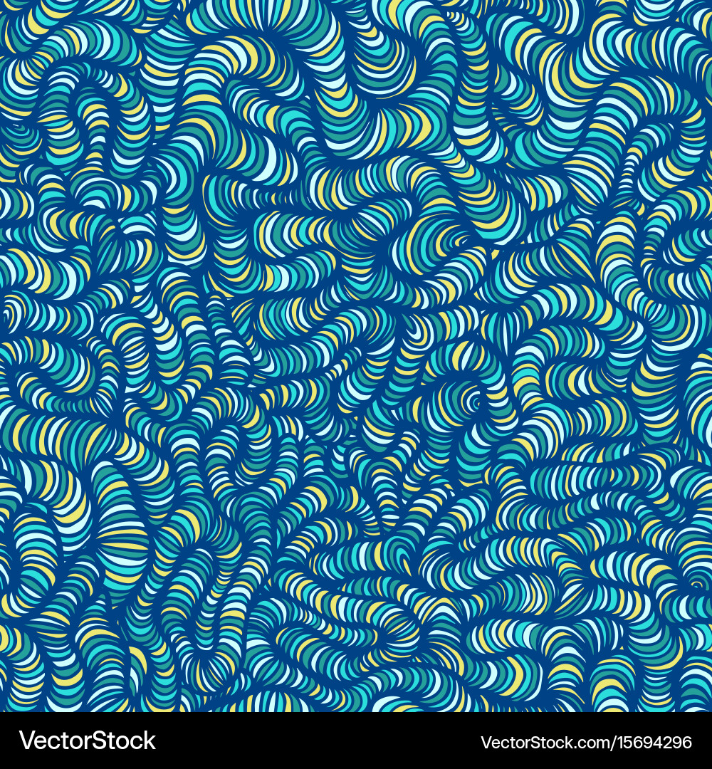 Ocean Wave Pattern vector image