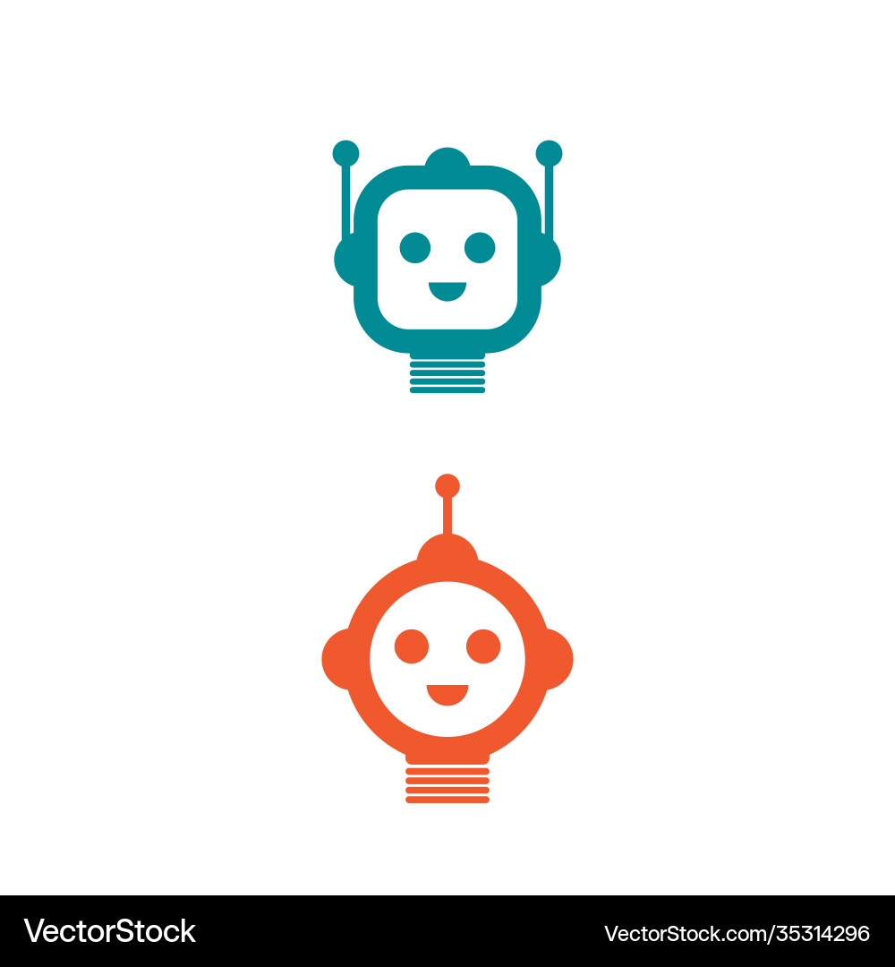 Robot icon design Robot icon design vector image