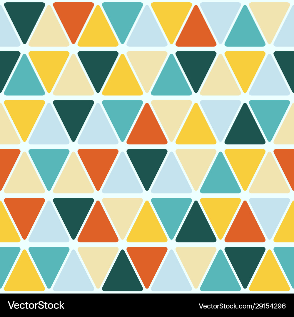 Seamless abstract pattern triangles Vector Image