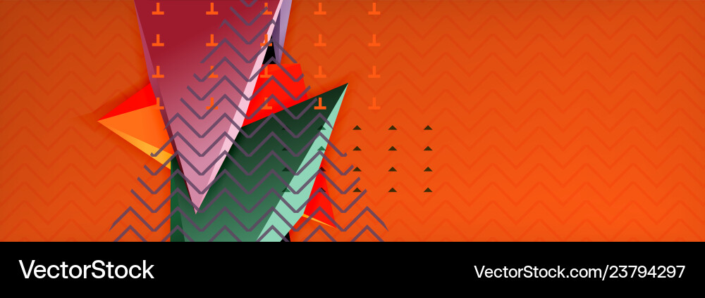 3d triangular minimal abstract background 3d triangular minimal abstract background vector image