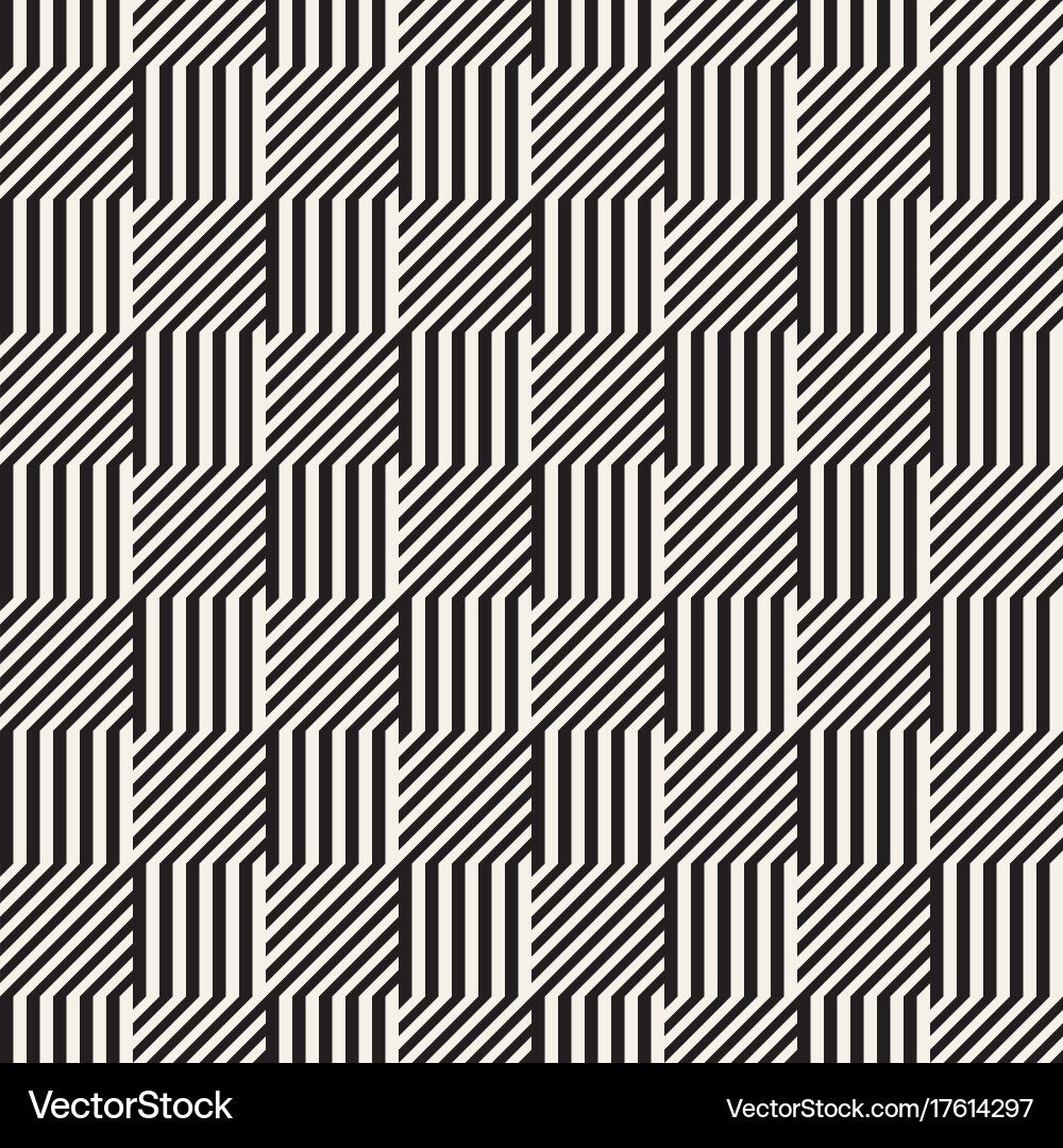 Abstract geometric pattern with stripes lines vector image