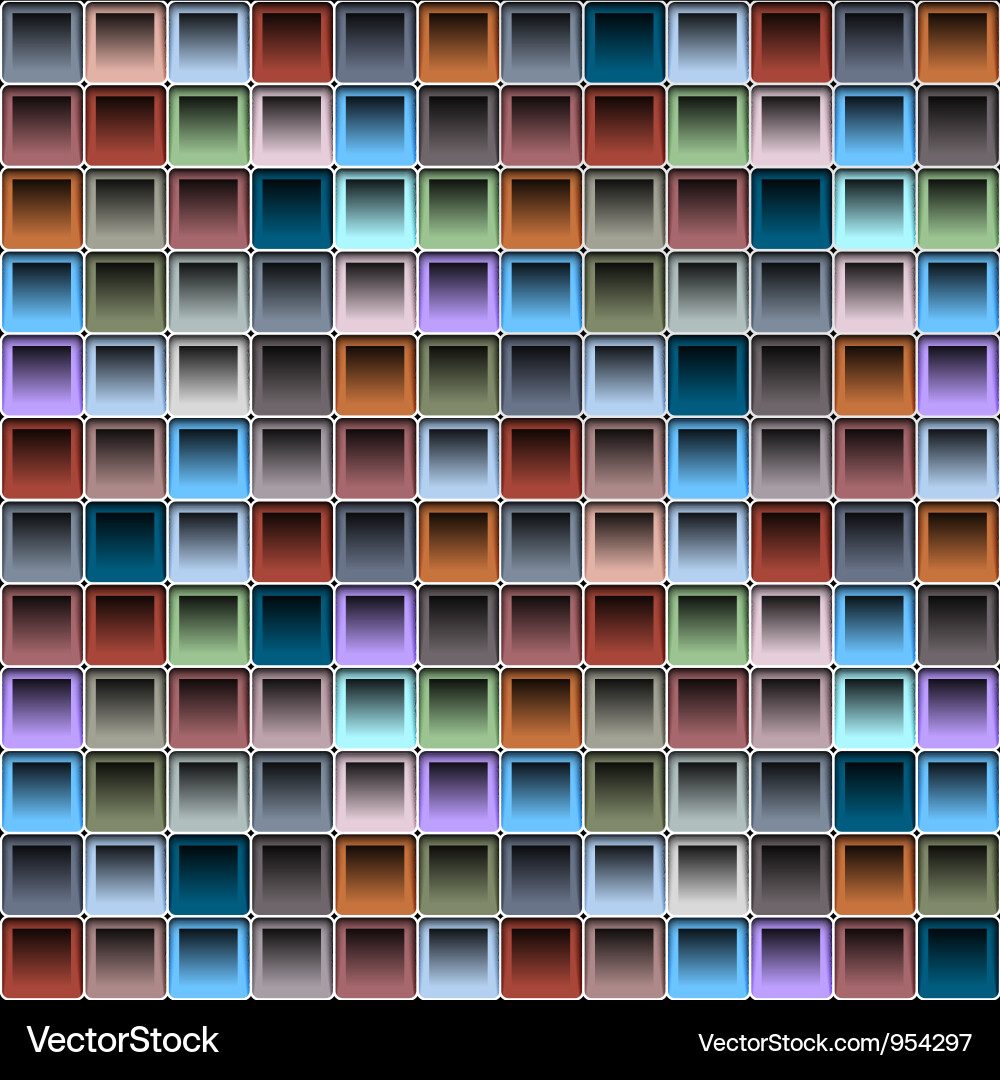 Background with colorful blocks structure vector image