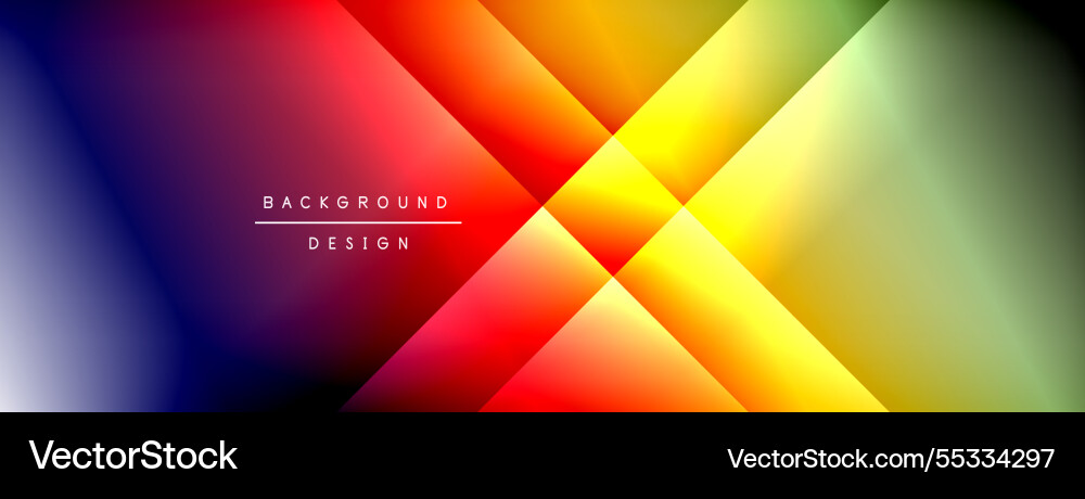 Colorful gradient with lines made of shadow Vector Image