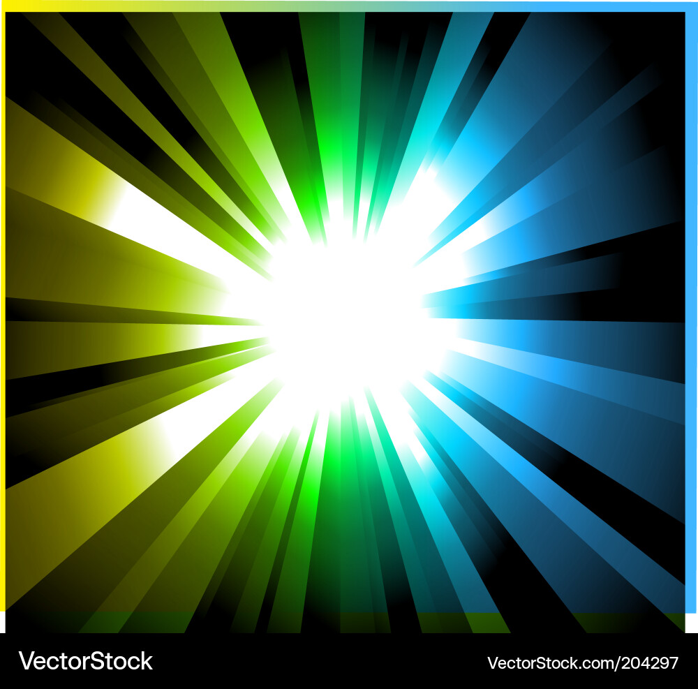 Dynamic Light Burst Background vector image