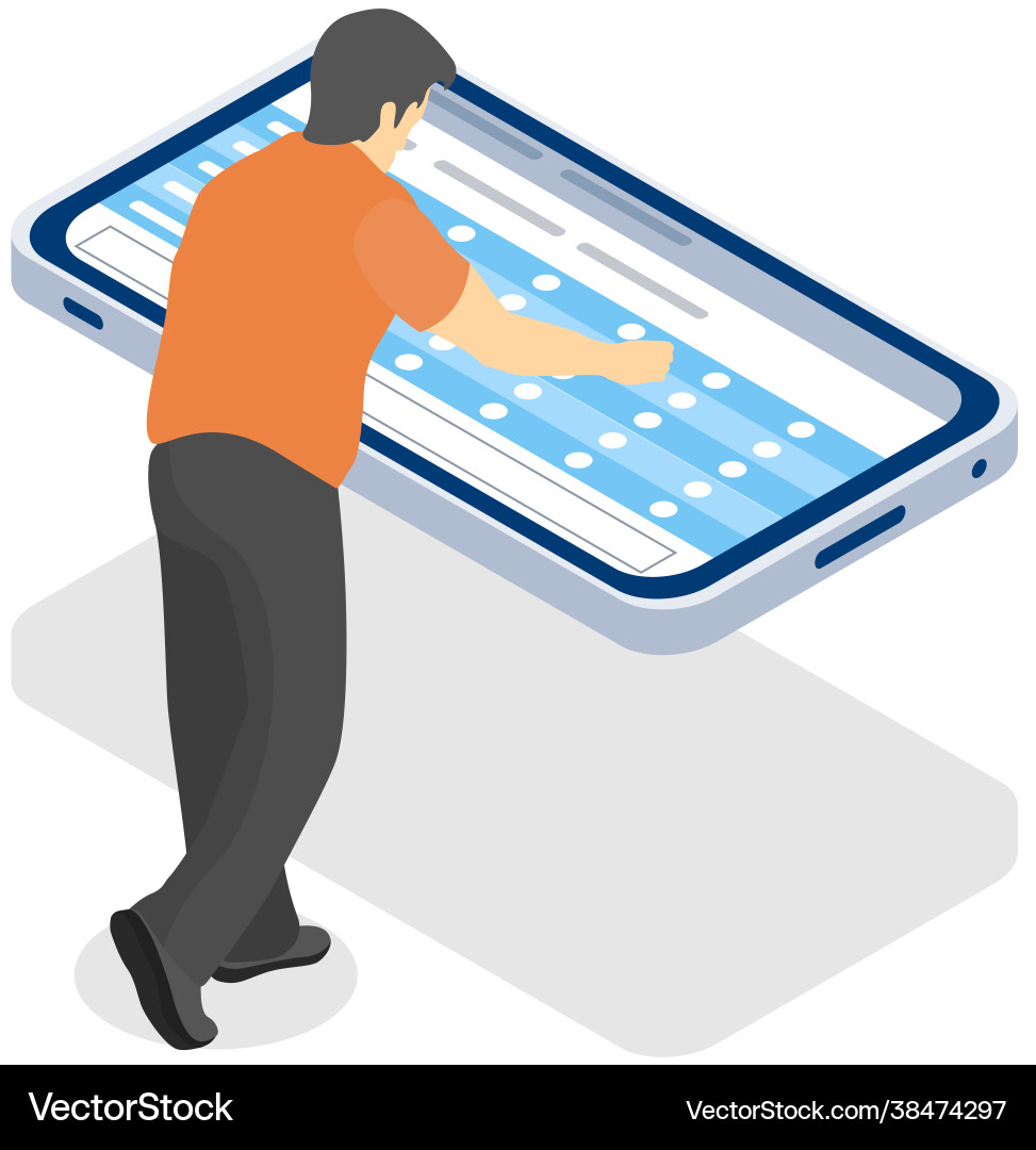 Planungsplan für mobile Gerätekonzept Kerl Planungsplan für mobile Gerätekonzept Kerl vektorbild