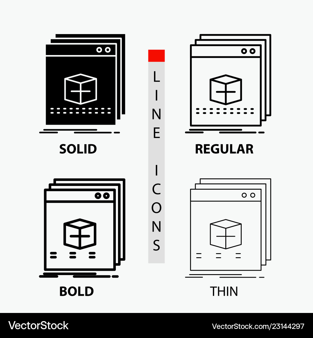 Software app application file program icon Software app application file program icon vector image