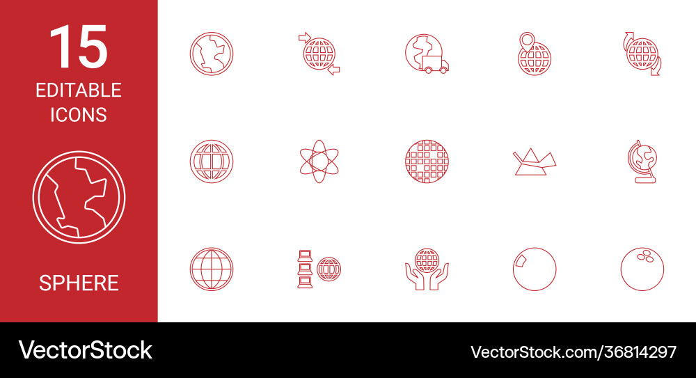 Sphere Icons Sphere Icons vektorbild