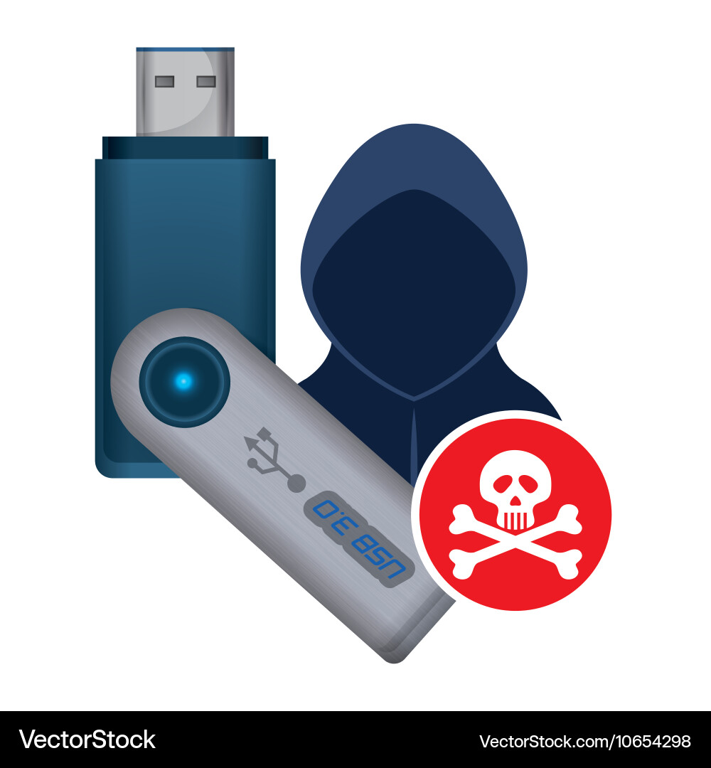 Cyber security system and media design Vector Image