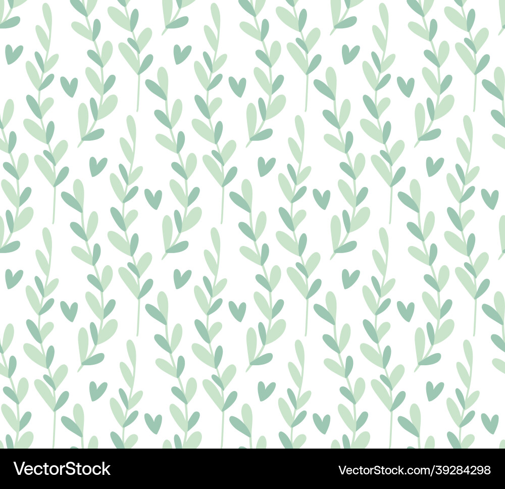 Seamless pattern background with abstract hand vector image