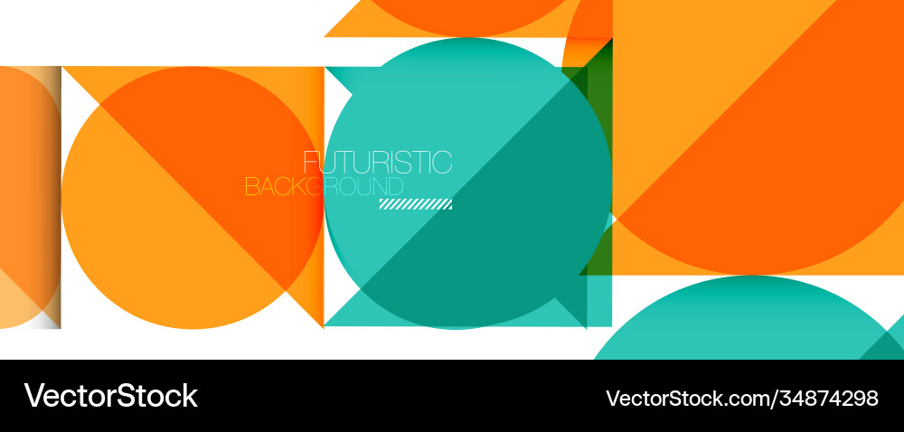 Simple circles and triangles abstract background Simple circles and triangles abstract background vector image