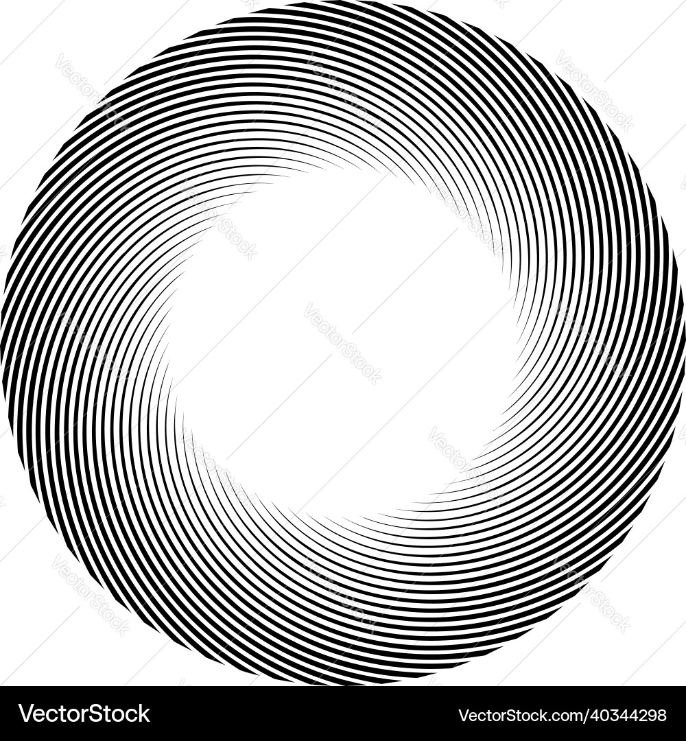 Spiral swirl twirl element cochlear vortex Spiral swirl twirl element cochlear vortex Vector Image