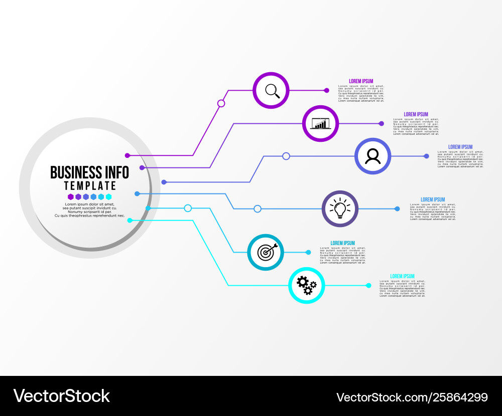 Infographic design template with options steps Infographic design template with options steps Vector Image