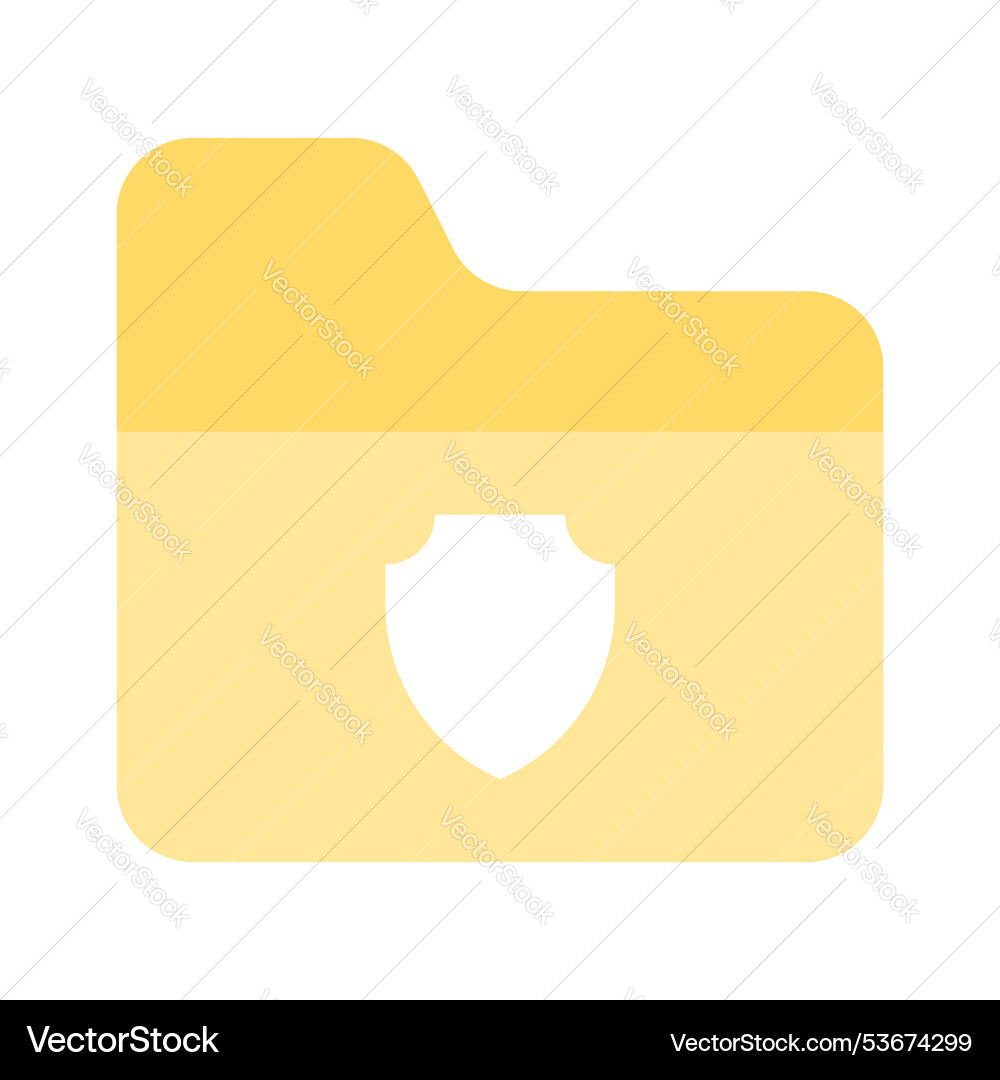 Secure folder Vector Image