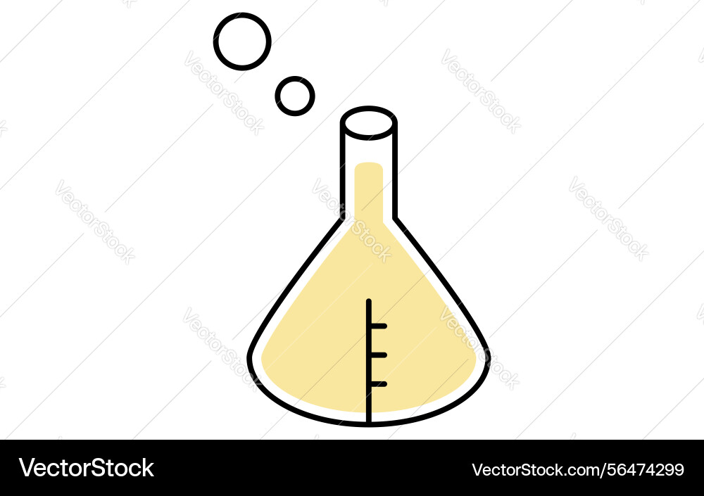 Simple line drawing icon of triangular fresco Vector Image