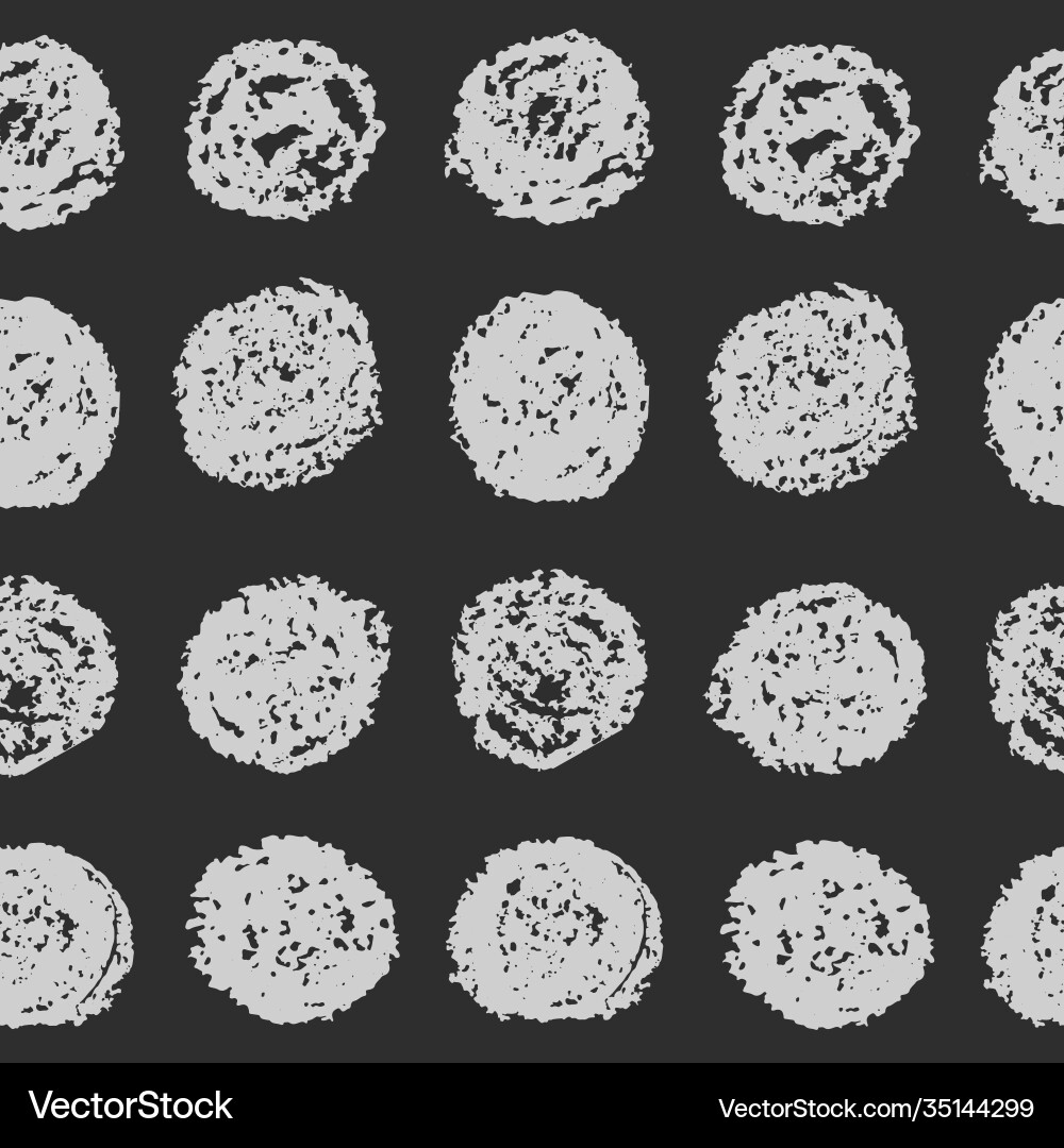 Textured Circle Patterns vector image