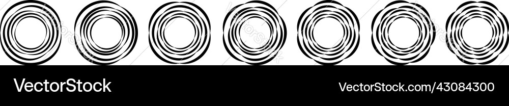 Abstract circle ring geometric shape element Abstract circle ring geometric shape element vector image