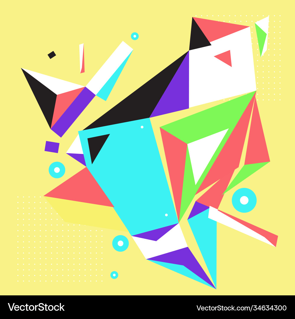 Abstract modern triangles background pattern Abstract modern triangles background pattern Vector Image