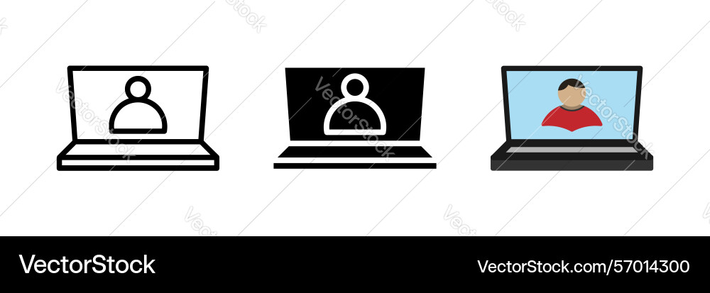 An online class or e-learning icon versatile vector image