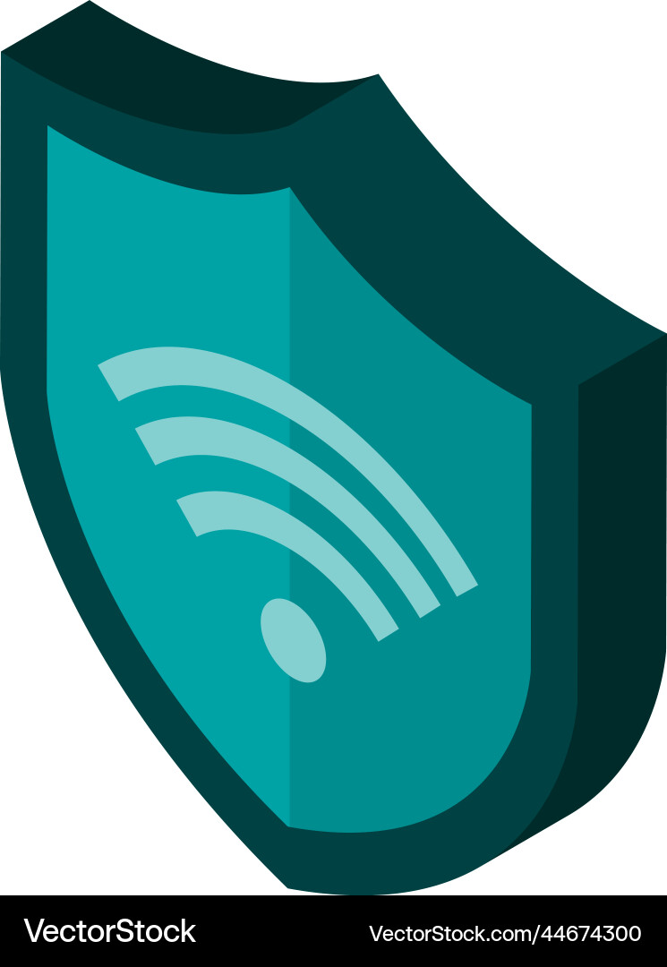 Data security wifi Vector Image