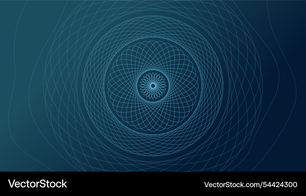 Fractal circles background for global data ai Fractal circles background for global data ai vector image