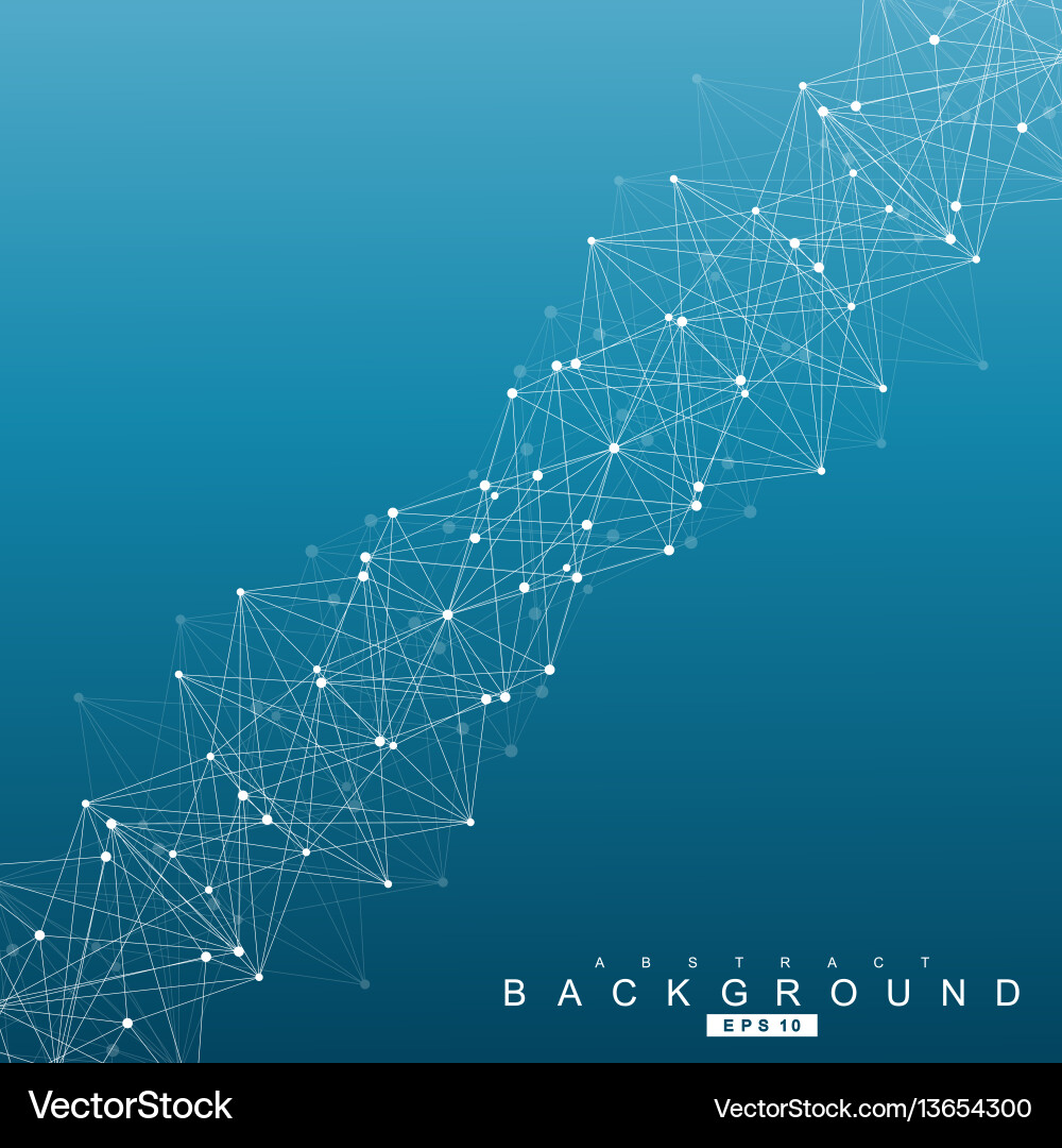 Geometric abstract background with connected line Geometric abstract background with connected line vector image