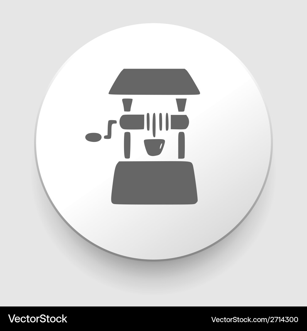 Gut Icon - Wasserquelle Vektorbild