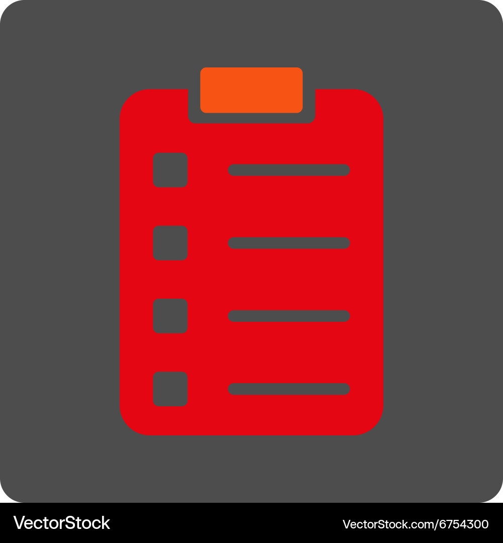 Pad page rounded square button vector image