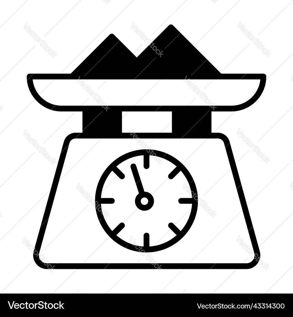 Weight scale modern concepts design Vector Image