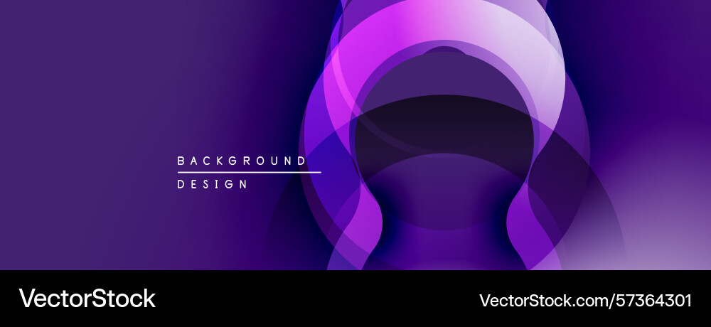 Abstract purple layers create dynamic visual Vector Image