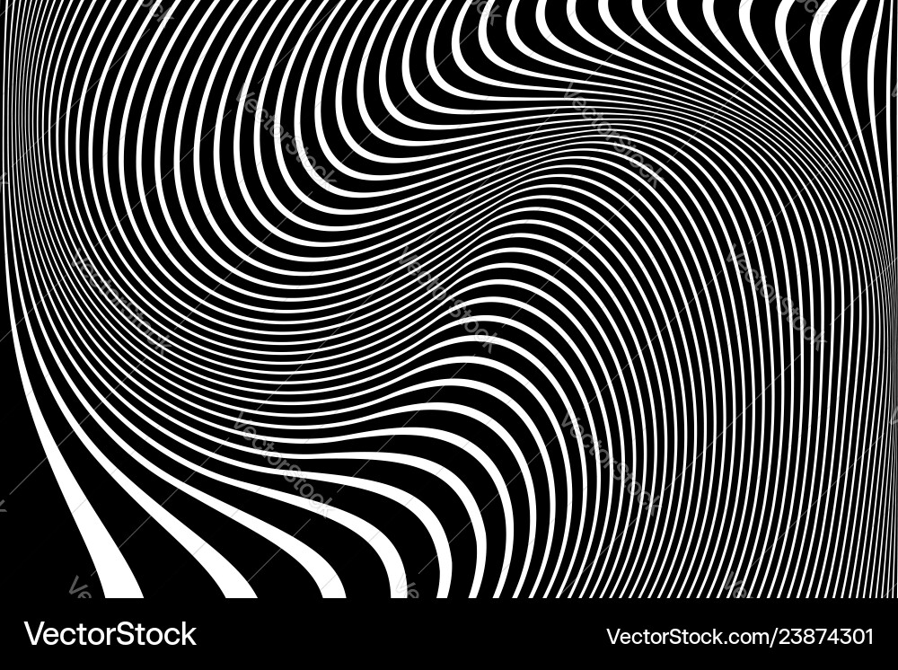 Abstract wavy lines design Abstract wavy lines design vector image