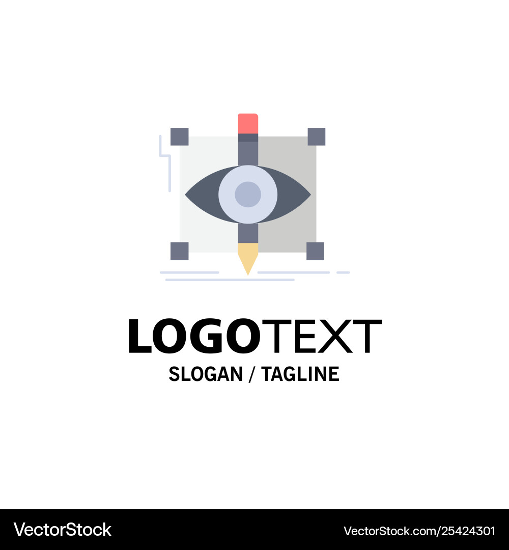 Design draft sketch sketching visual flat color Design draft sketch sketching visual flat color vector image